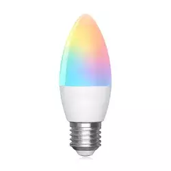 LED RGBW prigušiva sijalica C37 E27/6,5W/230V 2700-6500K Wi-Fi - Aigostar