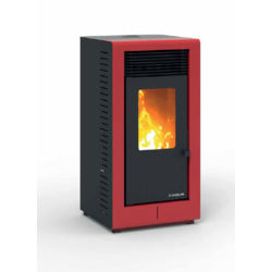 KARMEK ONE peč na pelete Bilbao S1 9.55 kW - rdeča