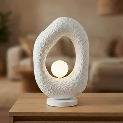 Opviq Stona lampa Vasli-Nua, 50 cm, Bela