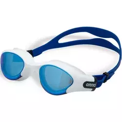 Arena the one plus mirror goggles white/blue