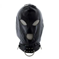 Gardj Europe Maska – Bondage Hook Mask+Collar BLACK
