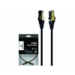 GEMBIRD Mrežni kabl S/FTP Cat.8 LSZH patch cord, crni 0,25m (PP8-LSZHCU-BK-0.25M)