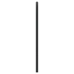 Vidaxl Kovinsko posteljno vzglavje črno 140 cm