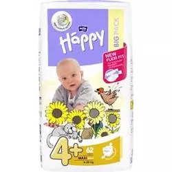 BELLA HAPPY Maxi Plus Big Pack 4+ (9-20 kg) 62 kom - pelene za jednokratnu upotrebu