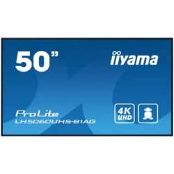 IIYAMA LFD LH5060UHS-B1AG 50 4K UHD professional digital signage 3840x2160 16:9 500 cd/m2 1200:1 8ms Android 11 OS, iiSignage2, FailOver, EShare land