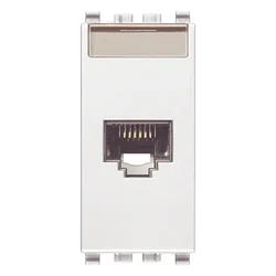 VIMAR EIKON PRIKLJ. RJ45 CAT6 6A LAN (RJ45) BIJELI VI20339.6.B