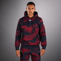 Venum UFC Zenith Authentic Fight Week Duks sa Kapuljačom Camo Burgundy M