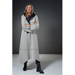 BOUCLÉ MODA Ženski mantil Jelena, Sivo-teget