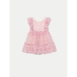 Abel & Lula Poletna obleka 5017 Roza Regular Fit