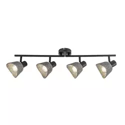 Rabalux Plafonska spot lampa Farelia, 4xE14, Siva