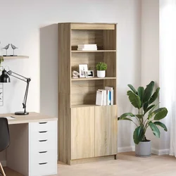 Visoka komoda hrasta sonome 70x35x180 cm od konstruiranog drva