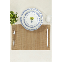 Madame Coco Set podmetača za sto Leva, 43x30cm, 4 komada, Braon