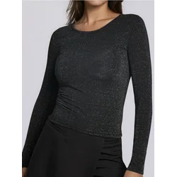 Sinsay - Bluza sa metalizovanom niti - crno