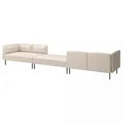 LILLEHEM Modularni šestosed, Vissle/bež metal