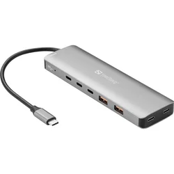 Sandberg USB-C to 5xUSB-C+2xUSB-A 100W priklopna postaja