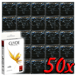 Glyde Cola - Premium Vegan Condoms 50 pack