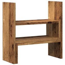 Organizator za stol podesivi boja drva 40 x 17 x 41 cm drveni