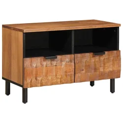TV ormar Finš acacije smeđa 70 x 33 x 46 cm Čvrsto drvo manga