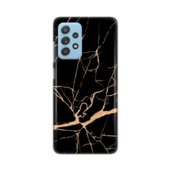 Silikonska maska za Samsung A525F/A526B/A528B Galaxy A52 4G/A52 5G/A52s 5G All Black Print crna