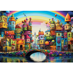 Yazz - Puzzle Mavrično mesto - 1 000 kosov