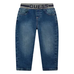 Guess Jeans hlače N6RA03 D46T0 Modra Regular Fit