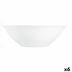 Zdjela za Salatu Luminarc Carine Bijela Staklo (O 27 cm) (6 kom.)