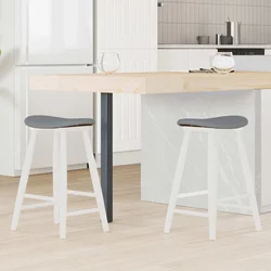 Trpezarijske stolice 2 pcs Bijelo 46 x 37 x 63 cm