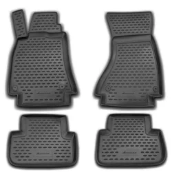 Rubber car mats Audi A4 2008-2016
