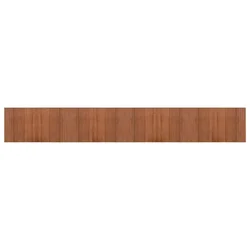 Vidaxl Preproga pravokotna rjava 60x400 cm bambus
