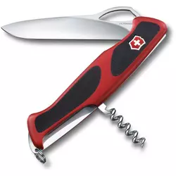 Victorinox Švicarski džepni nož Broj funkcija 5 Victorinox RangerGrip 0.9523.MC Crvena, Crna