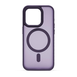 Maska za telefon MAGSAFE RUGGED EDGE za Iphone 15 Pro tamno, Ljubičasta