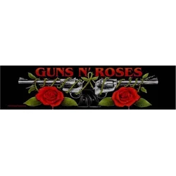 Guns N Roses Logo/Roses (Retail Pack) Našitek za šivanje 200 x 50 mm
