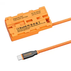 ZGCINE USB-C to NPF Dummy Battery Cable