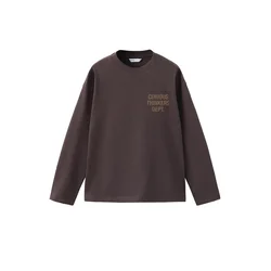 MANGO KIDS Majica sepija / temno rjava