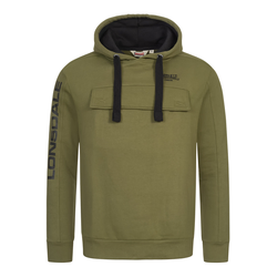 Moški pulover s kapuco Lonsdale Khaki