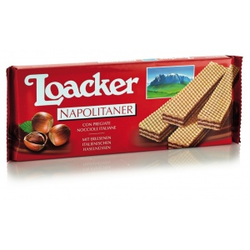 Napolitanke z lešnikovim polnilom, Loacker, 175 g