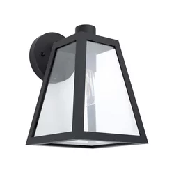 Eglo Mirandola  spoljna zidna lampa/1, e27, 60w, ip44, aluminij/staklo/crna
