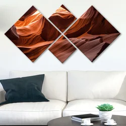 Wallity Slika 4MDF3286677, 60x115 cm, 4 dela