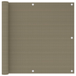 Balkonski zastor smeđe-sivi 90 x 300 cm HDPE