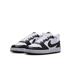 Nike Patike za dečake Court borough low recraft DV5456, Crno-bele