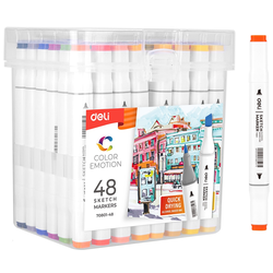 Deli Markeri Sketch set box 1/48 E70801-48