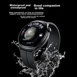 CangHua Zamenska narukvica za pametni sat za Huawei Watch 5/Watch 4 Pro, Crna