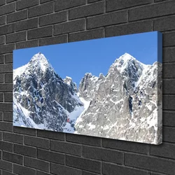 tulup.si Slika na platnu Snow mountain landscape 100x50 cm