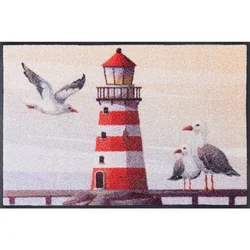 wash+dry PREDPRAŽNIK Shoreside 50/75 cm potiskano bež