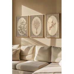 Uokvirena slika Wallity Artsmdf3Lu7, 50x70 cm, 3 dijela