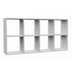 shumee Polica Malax 2X4, BELA