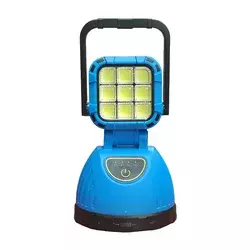 Prenosni Punjivi LED Reflektor sa Solarnim Panelom i Power Bank