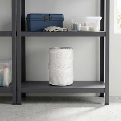 vidaXL Večnamenska uporabna vrv 4 mm 25 m Bela PP