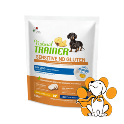 Natural Trainer Sensitive No Gluten Small&Toy Adult, Egg 800g, Hrana Sa Jajima