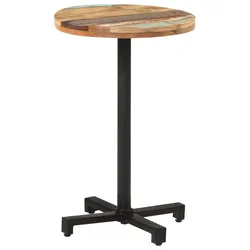 Bistro stol okrugli O 50 x 75 cm od masivnog obnovljenog drva